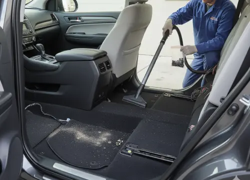 Seat removal for full interior reset and deep access cleaning