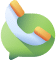 WhatsApp icon used to start a direct chat for quick bookings.