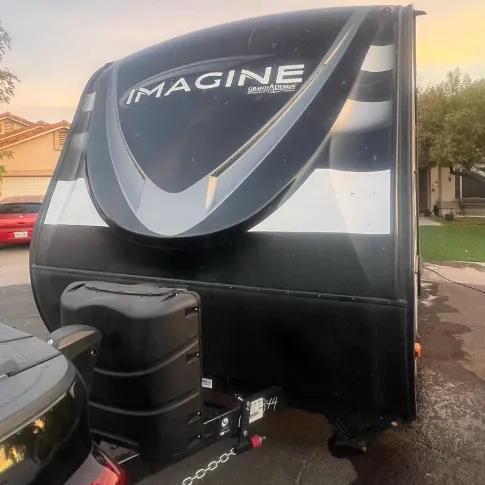 RV Detailing Before Cleaning