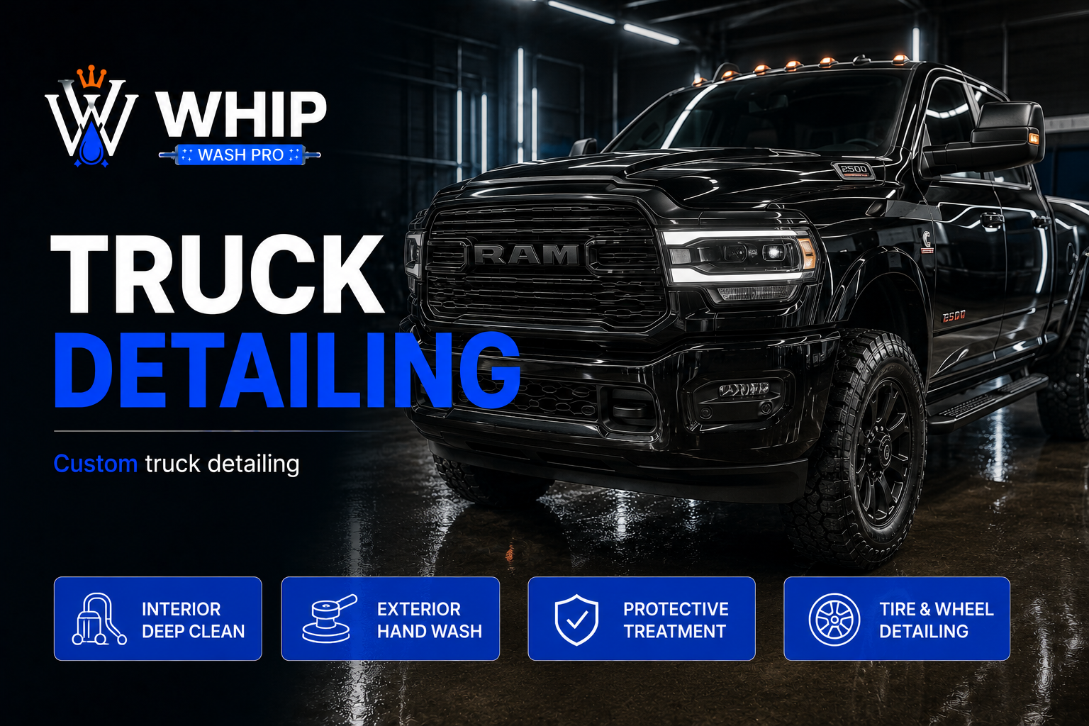 Custom truck detailing