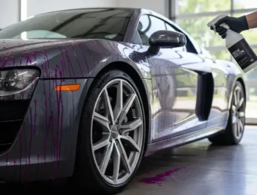 Iron fallout removal for smooth, contaminant-free paint